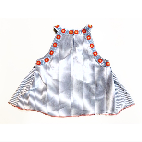 Tory Burch Blue and White Meg Tank Top - Picture 5 of 9